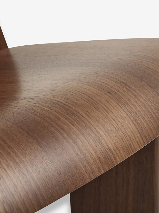 chisel lounge chair wood natural