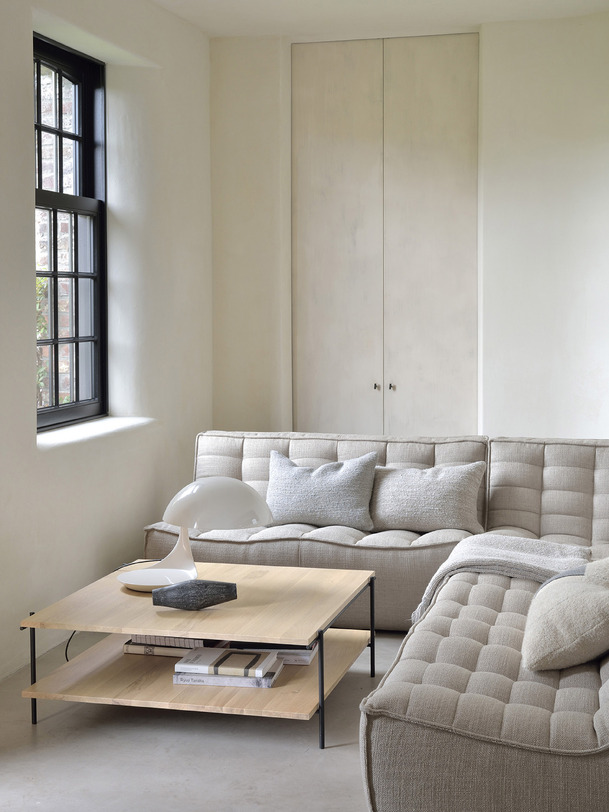 n701 sofa 3 seater beige 210x91x76 beige