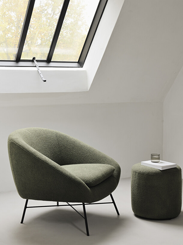 barrow xl green pouf green