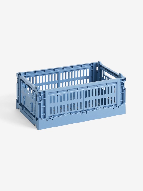 panier colour crate s polypropylene recycle bleu ciel - hay sky