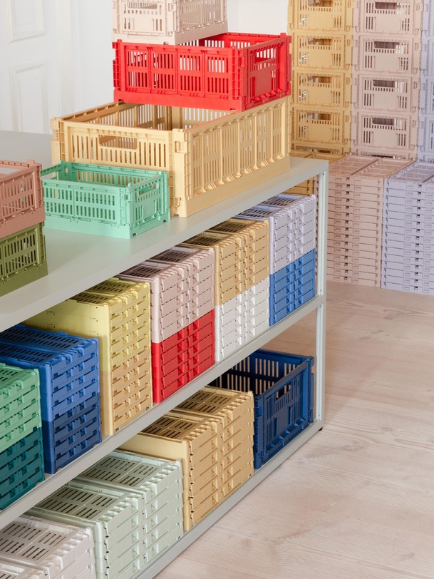 panier colour crate m polypropylene recycle marine - hay marine