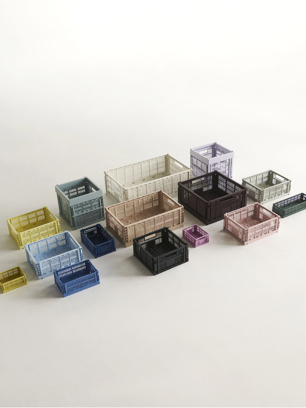 set de 2 mini caisses crate sauge - hay sage
