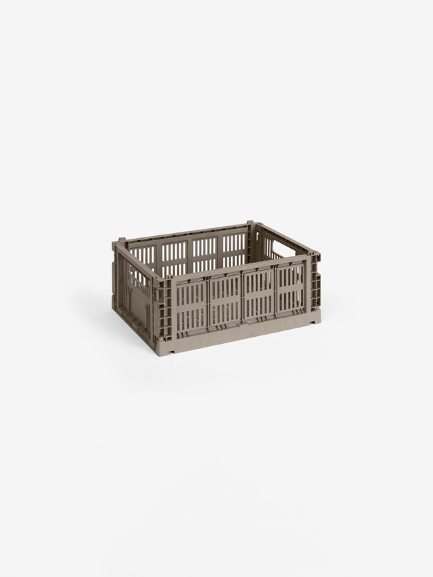 caisse crate warm grey t.m - hay grey