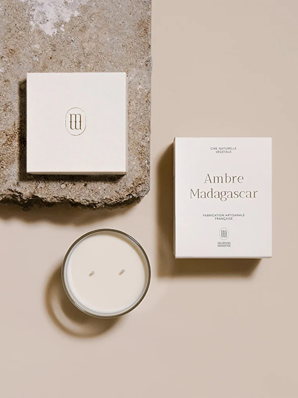amber candle madagascar you white