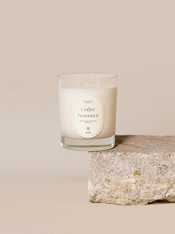 cedar candle provence tu white