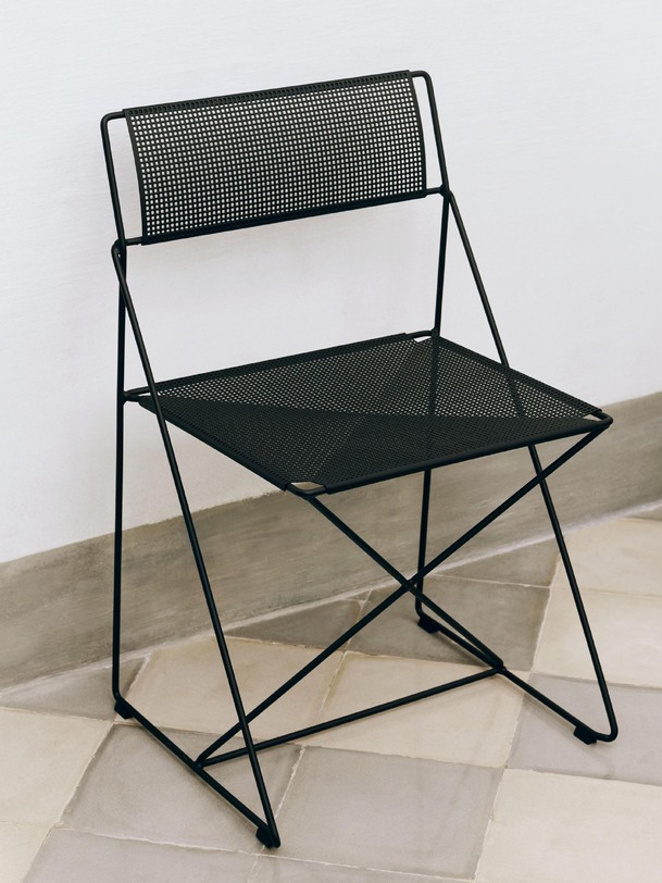 chaise x-line noir - hay black