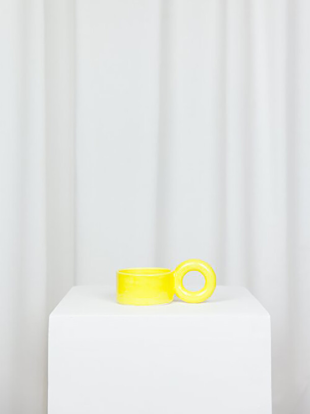 bigloop cup yellow cup yellow
