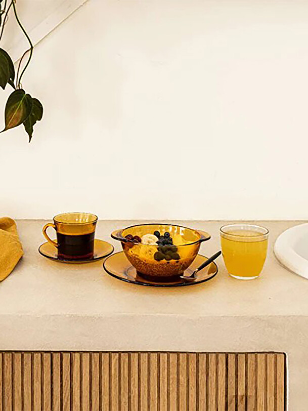 bowl okayama stoneware yellow