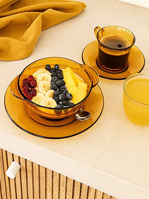 bowl okayama stoneware yellow