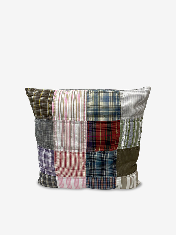 coussin patchwork 2 65x65cm - bazar de luxe multicolored