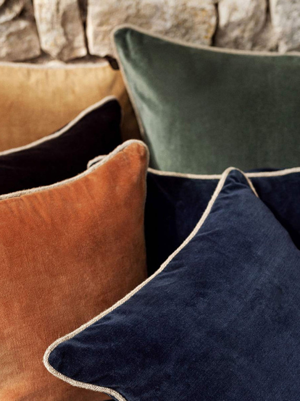 coussin new delhi gold 45x45 - haomy gold