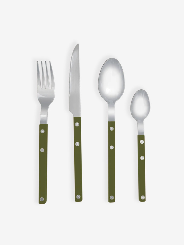 set de 4 couverts gustave - opjet khaki