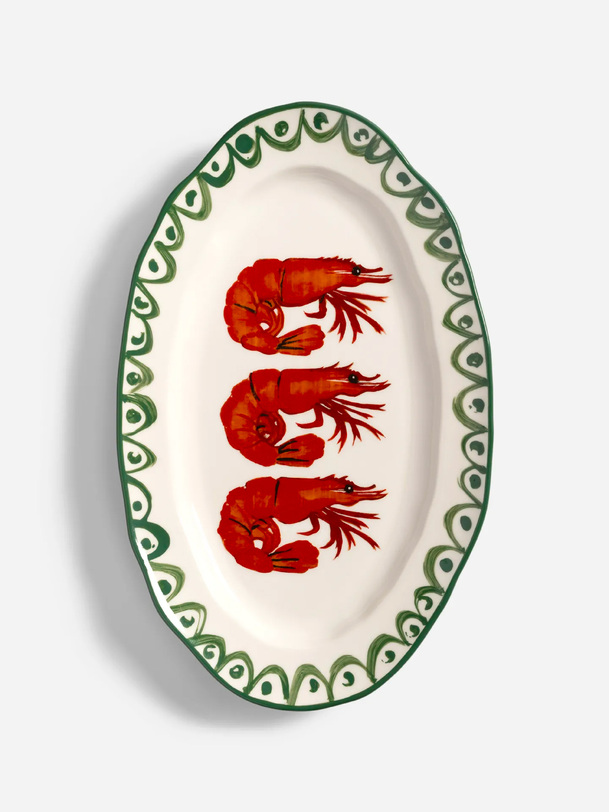 plateau sirène shrimp - klevering white