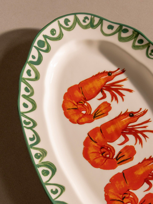 plateau sirène shrimp - klevering white