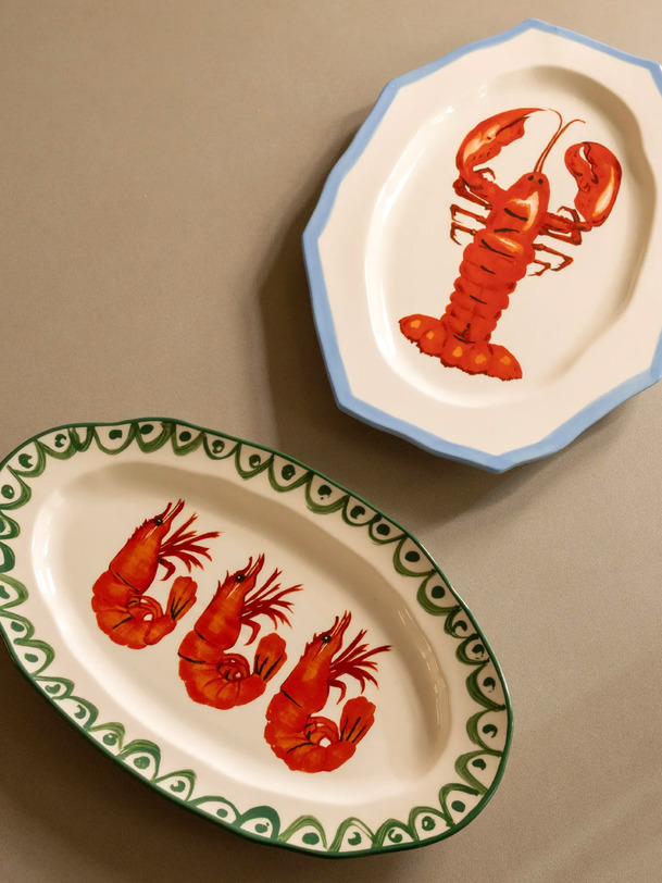 plateau sirène shrimp - klevering white