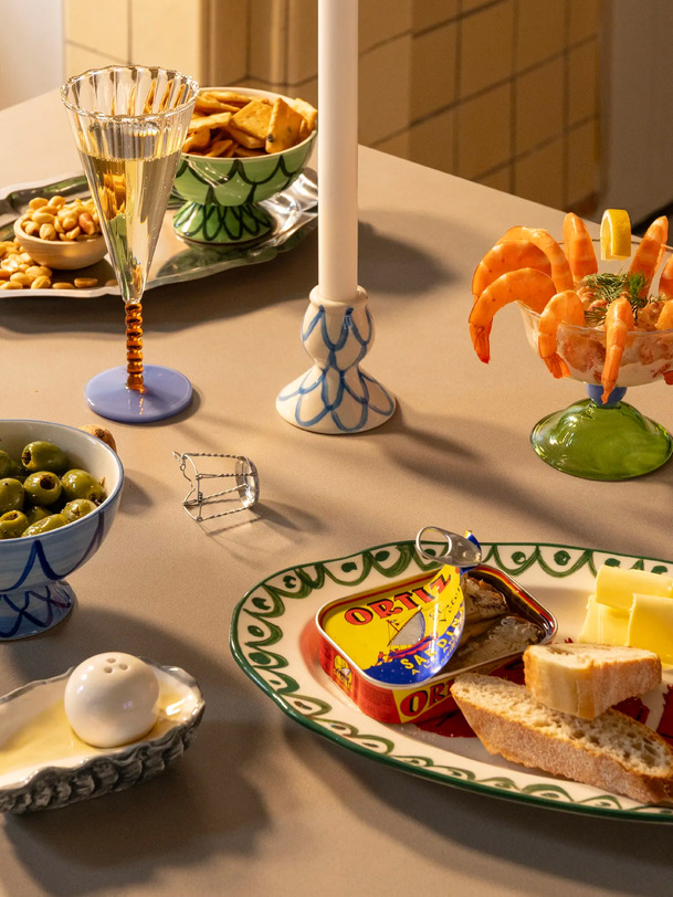 plateau sirène shrimp - klevering white