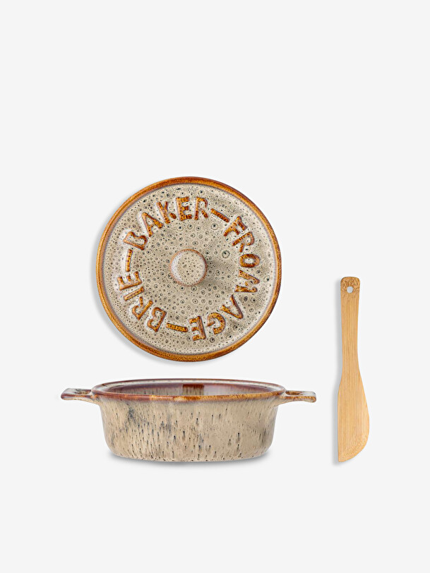 aram oven dish beige