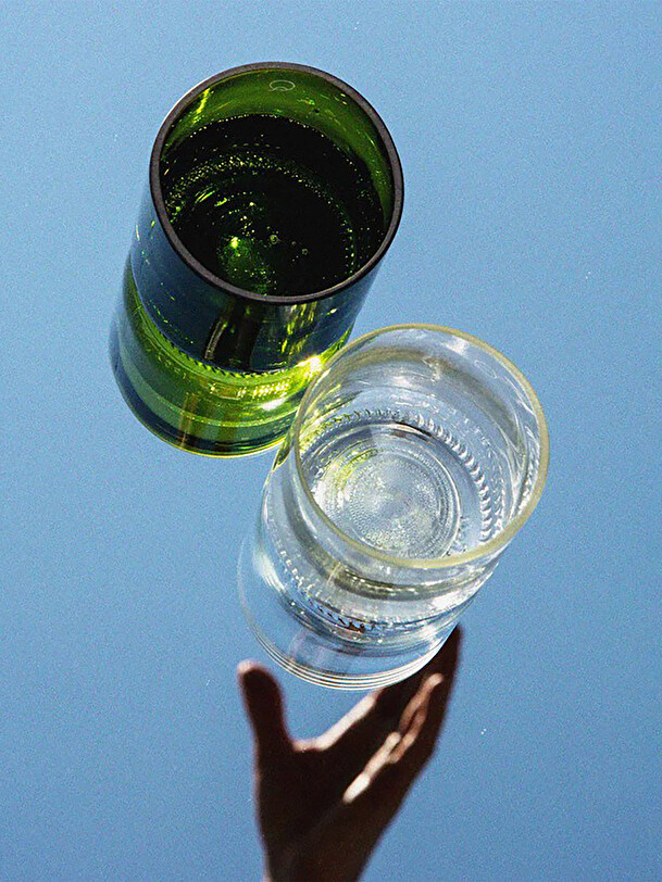 set of 4 dance glasses 25cl transparent