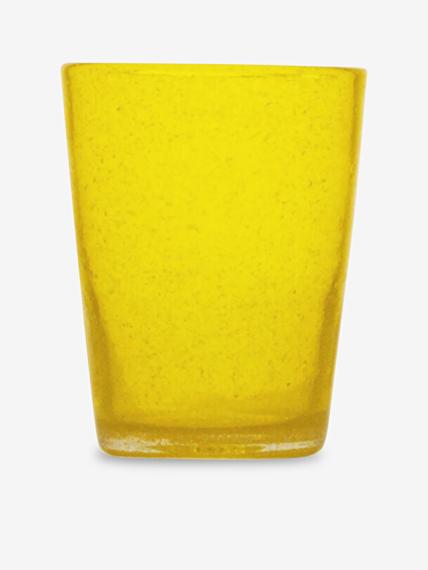 yellow bubble glass yellow