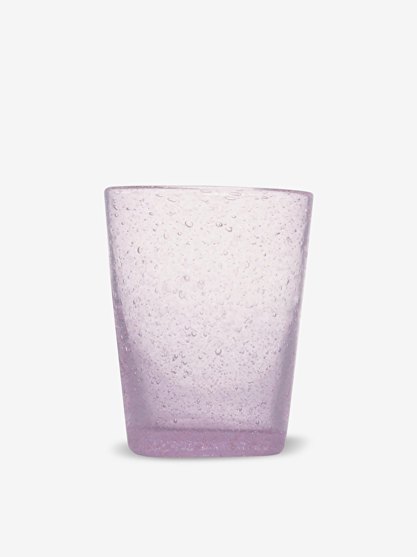 purple bubble glass jaune vert