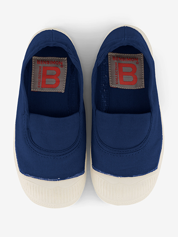 kids elastic tennis indigo