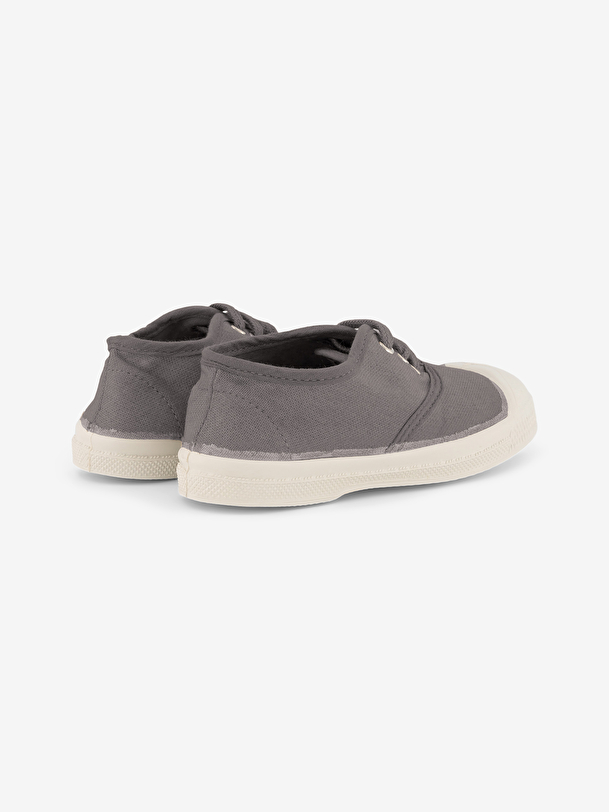 kids lace-up tennis grey