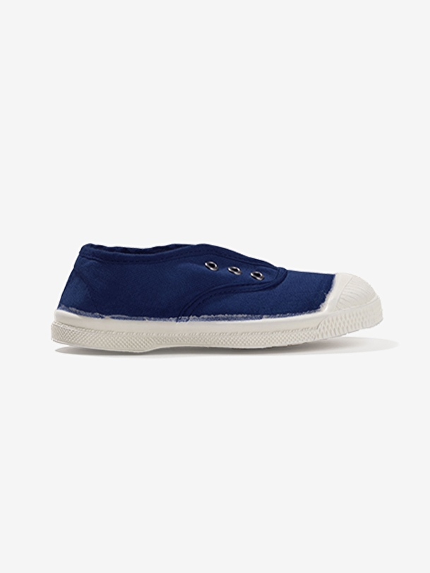 kids lace-up tennis bright blue