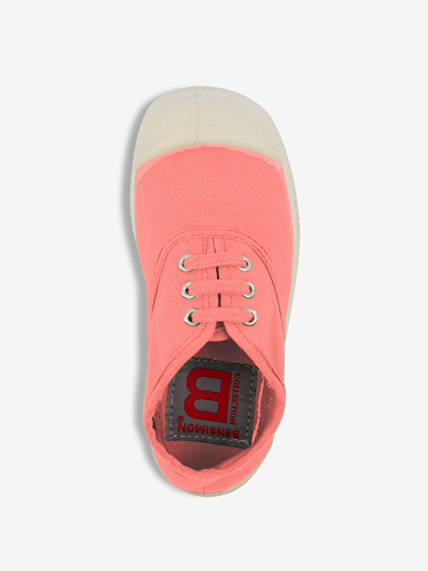 kids lace-up tennis flamingo