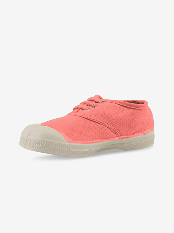 kids lace-up tennis flamingo