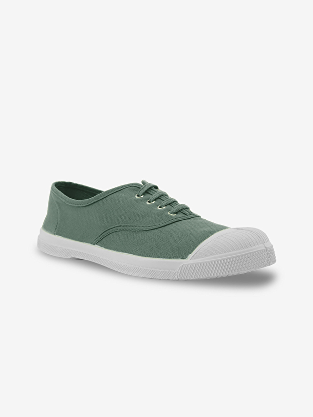 man lace-up tennis matcha