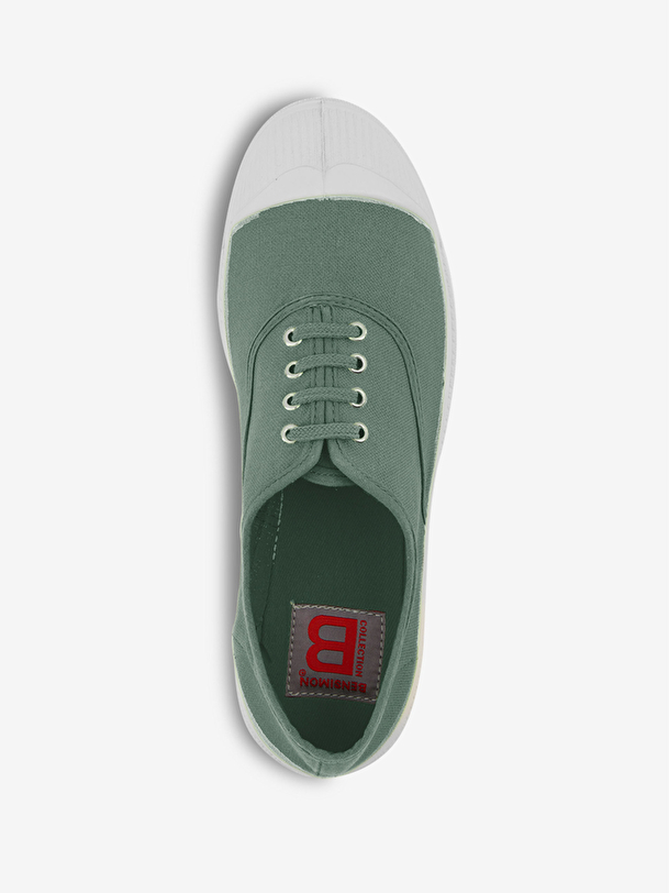man lace-up tennis matcha