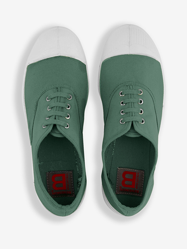 man lace-up tennis matcha