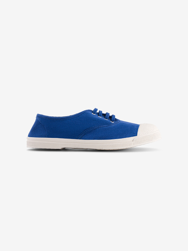 men laces tennis bright blue