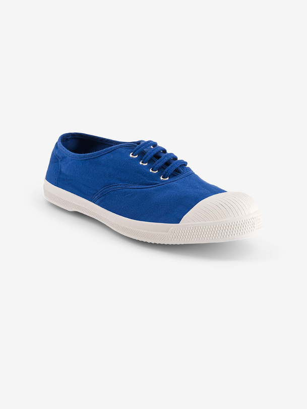men laces tennis bright blue