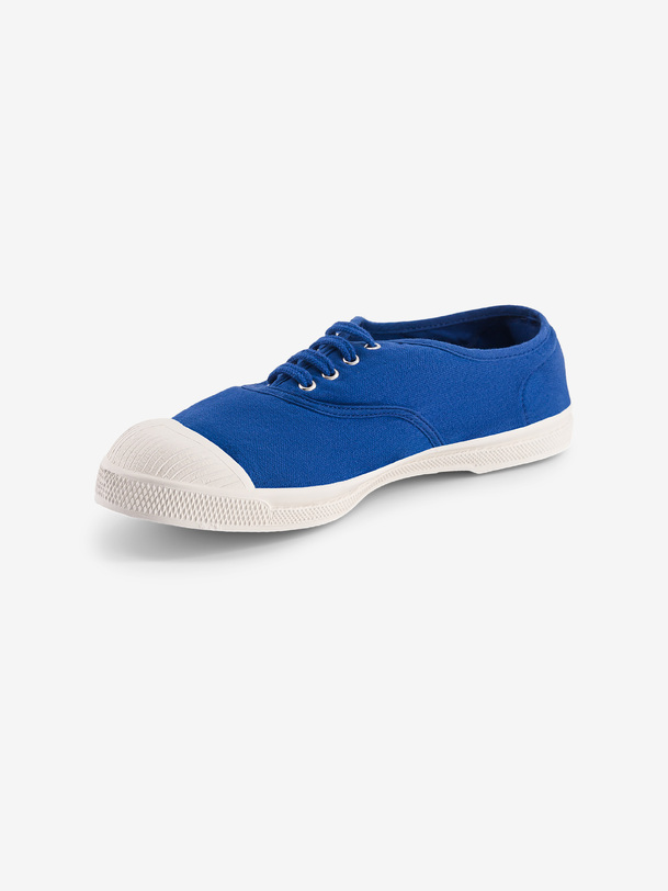 men laces tennis bright blue