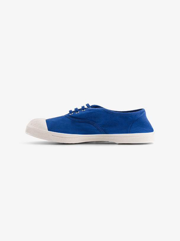 men laces tennis bright blue