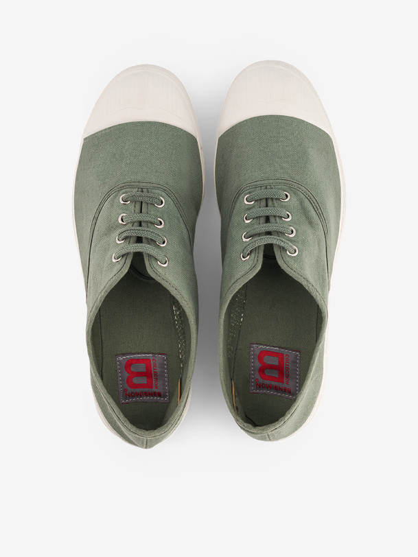men laces tennis sage