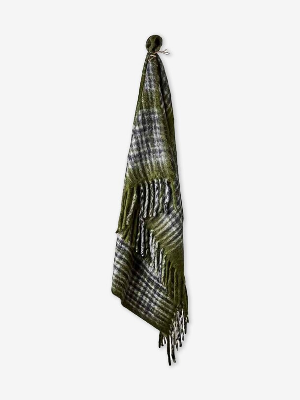 plaid frasse 160x130 - affari of sweden green