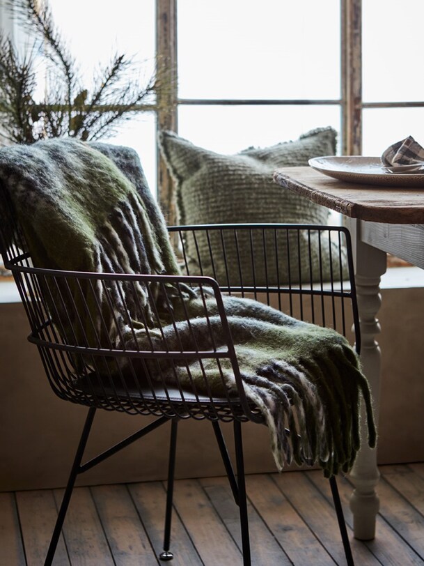 plaid frasse 160x130 - affari of sweden green
