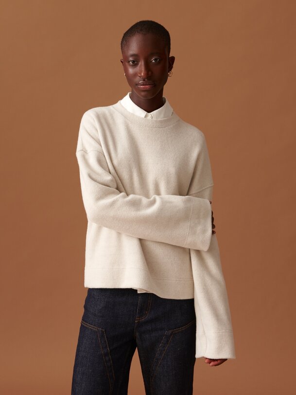 orchis sweatshirt ecru