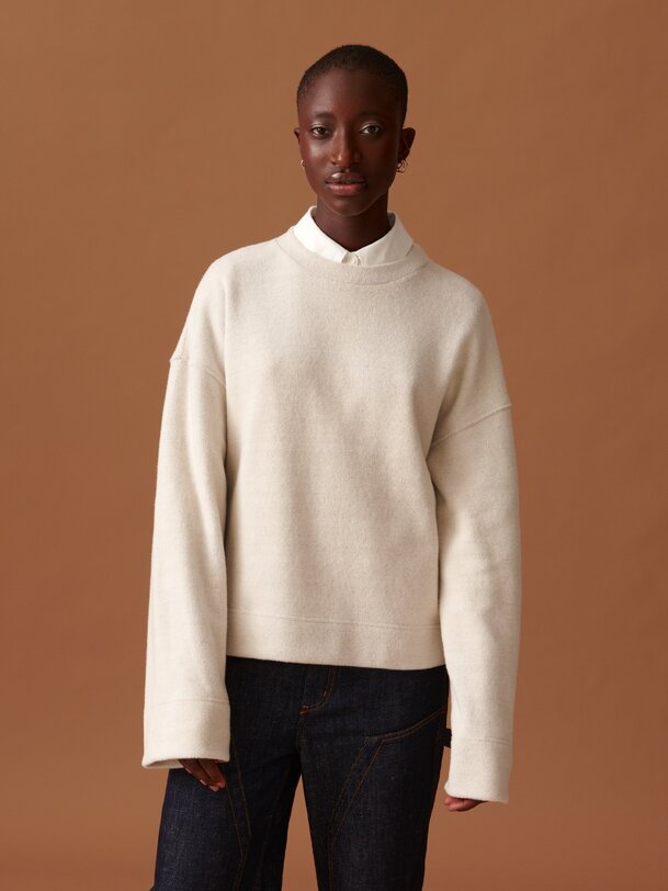 orchis sweatshirt ecru