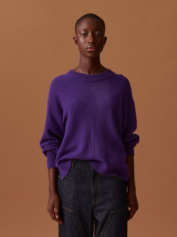oudai sweater p urple