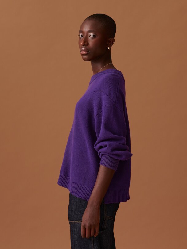 oudai sweater p urple