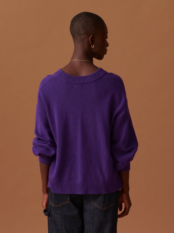 oudai sweater p urple