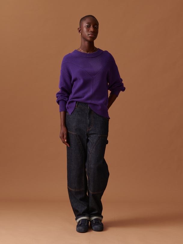 oudai sweater p urple
