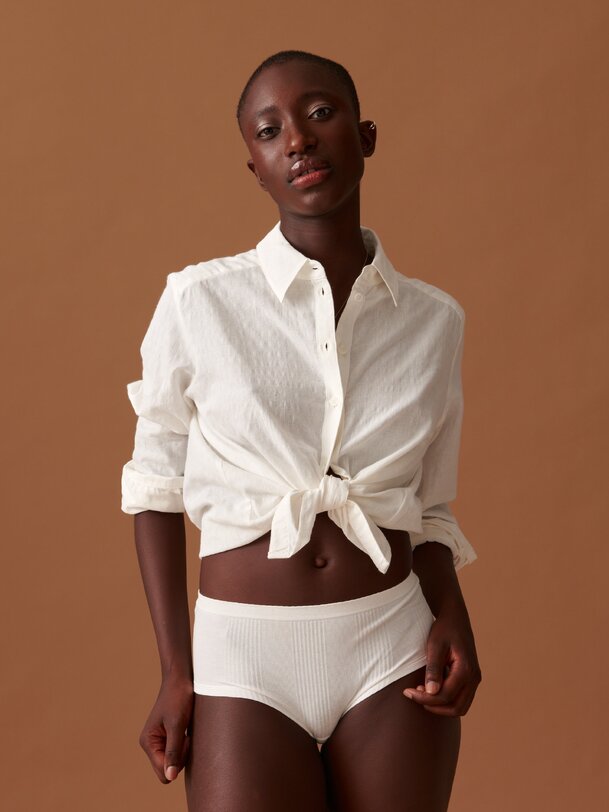 noemie ml shirt ecru