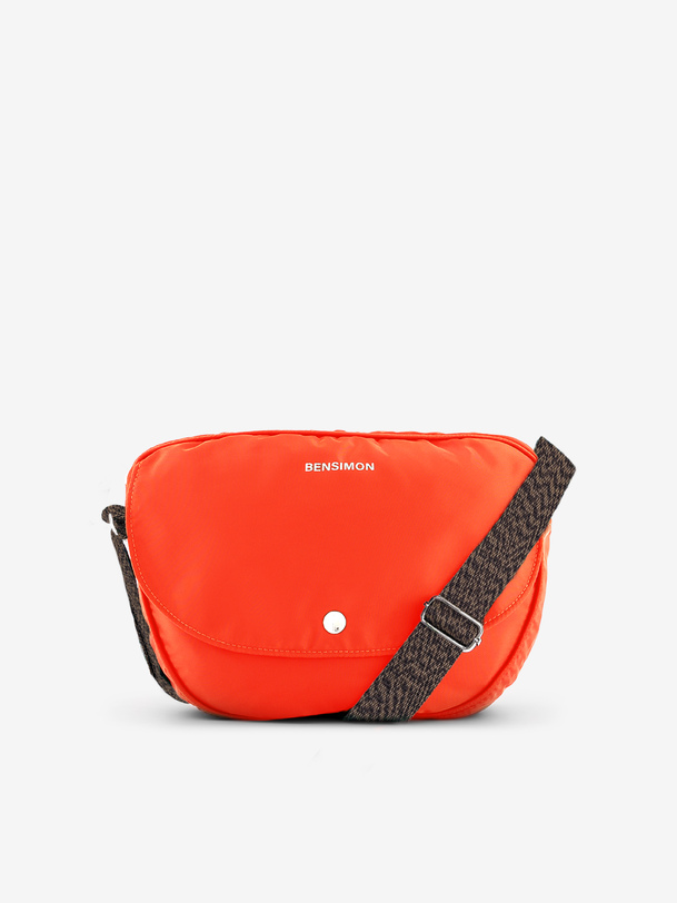 folded half moon orange