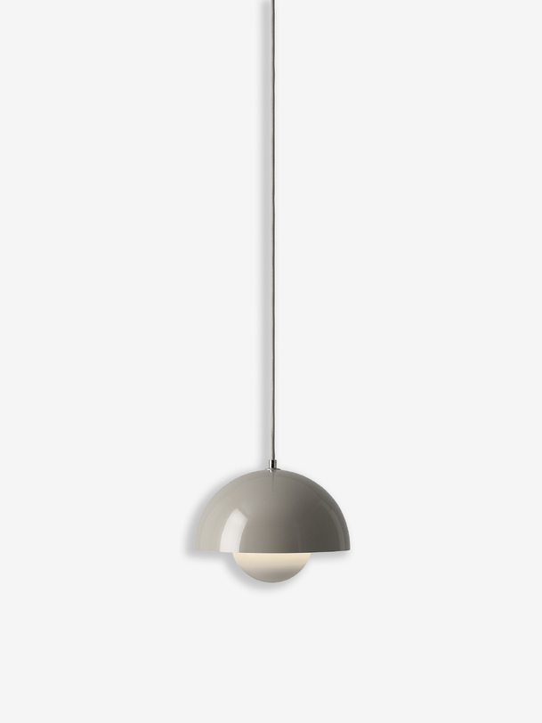 vp1 flowerpot pendant d23 h16 grey beige gray beige