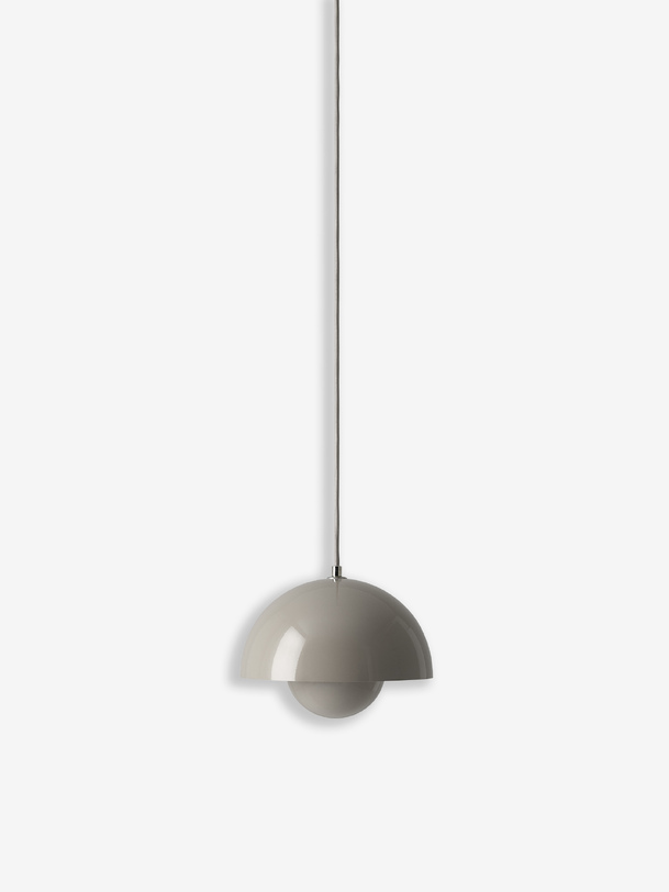 vp1 flowerpot pendant d23 h16 grey beige gray beige
