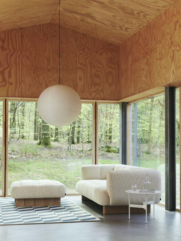 suspension paper shade d60cm - hay white